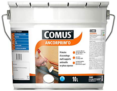 Ancorprim'O Blanc 10L - Primaire d’Accrochage universel Polyperformant Glycéro en Phase Aqueuse