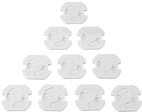 Hztyyier 10 Stücke Steckdose Abdeckung Baby Proof Kindersicherheit Elektrische Steckdose Abdeckungen Kappen, Baby Proofing Stecker Abdeckungen Protektoren Wachen für Zuhause, Schule