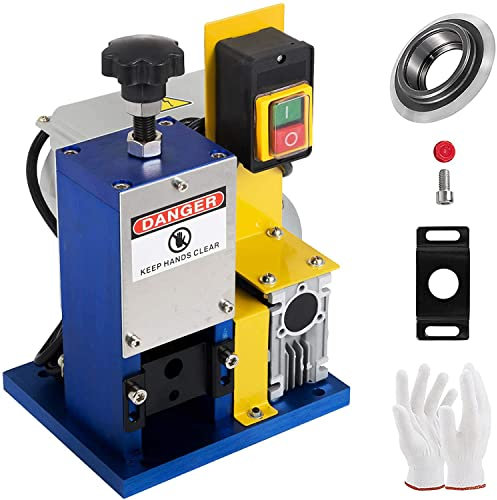 VEVOR Máquina peladora de alambre, máquina peladora de alambre de cobre eléctrico, pelador de cables de chatarra de 0.1-1 pulgadas