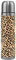 Linomo Thermosflasche Leopard Druck Edelstahl Wasserflasche,Isoliert Auslaufsicher, Doppelwandig Vakuumflasche für Sport Reise Camping Büro 500 ml