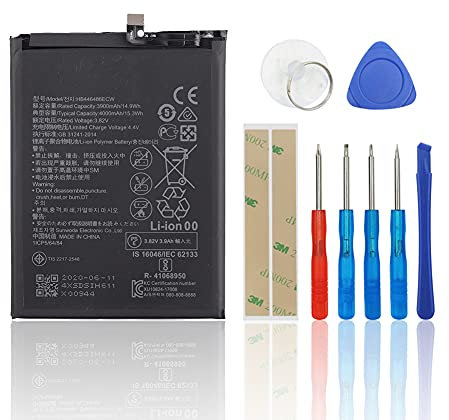 SwarKing Ersatz Akku Kompatibel mit Huawei P Smart Z/nova 5i/ Honor 9X Pro/Enjoy 10plus HB446486ECW with Toolkit