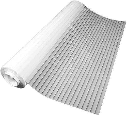 Privacy Window Film Frosted Stripe Pattern Blinds Window Sticker One Way Mirror Glass Film,No Glue Anti UV Static Sticker for Home Meeting Room