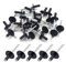 BESTYCHAO 50 pezzi rivetti ciechi in alluminio con flangia grande 4,8 mm x 12 mm, confezione da 50 (Nero)