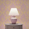 Tapete Barock Giulia M1-No.2174 | Vliestapete | Gold | Rosa | Ornament | Klassik | Barocktapete