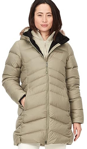 Marmot Damen Wm's Montreal Coat, Leichte Daunenjacke, wasserdichter Daunenparka, warmer Wintermantel, regendichte Winterjacke, winddichte Funktionsjacke mit Kapuze