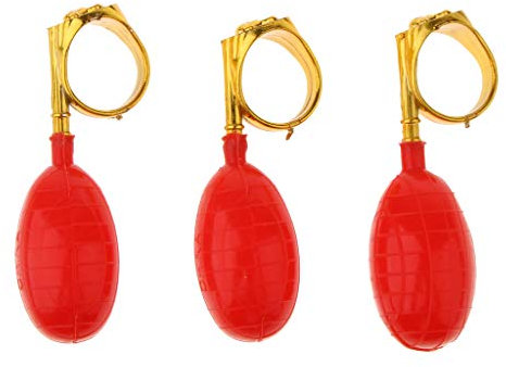 3 x Spritzer Ring Streich Spielzeug