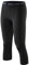 Smatstyle Men's Tights 3/4 Leggings Compression Pants for Men Training Sports Pants Quick Dry Basketball Pants Base Layer Tights Running Gym, Pure Black, M