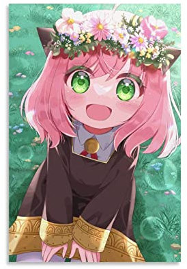 Cute Anya Forger Spy X Family Anime Poster Dekorative Malerei Leinwand Wandkunst Wohnzimmer Poster Schlafzimmer Malerei, Leinwand Kunst Poster Und Wandkunst Bilddruck Moderne Familienzimmer Dekor 12x1