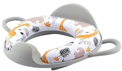 Lorelli Toilettensitz Rückenlehne Handgriff gepolstert, Spritzschutz, Kunststoff, Farbe:grau