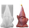 HGSHUO Stampi per candele natalizie Stampo per candele Babbo Natale in silicone Stampo natalizio Stampo in silicone 3D Stampi in resina epossidica per fusione Stampo da forno in resina Decorazione nat