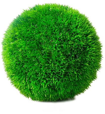 HUHJYUGE Boule d'herbe Artificielle 33cm, Simulation Boule Topiaire Plante Artificielle, Topiaire Balle Fausse Plante, pour L'Arrière-Cour, Le Mariage et La Décoration D'Intérieur