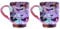 BESPORTBLE Light Up Cups, 2Pcs Water Activated LED Glowing Wine Glasses, Color Changing Coffee Mug, Light Up Drinking Glasses LED Flashing Cup for Wedding