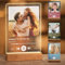 Maverton Placa Spotify Cristal acrílico LED con foto, Regalos Originales para Mujer y Hombre, Regalos San Valentin Luz Cálida, Fría y Neutra, 3 mm de Espesor USB A 21x30 cm o 15 x 22