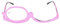 YUUSIKCO Gafas Maquillaje -Gafas para maquillarse los Ojos, Gafas de Lectura,Gafas Lectura Mujer,Maquillaje Gafas de Lectura Lupa Flip Down Cosméticos Lectores para Mujeres