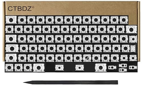 CTBDZ Capuchons de Touches de Clip Papillon Scissor Hinge Clip Remplacement pour MacBook Pro 14'' 16'' M2 M3 Pro A2779 A2780 A2918 A2992 A2991, MacBook Air M2 13'' 15'' A2681 A2941 2022-2023 Année