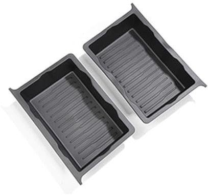 ASUAIDG Autozubehör Y 2017-2023 Aufbewahrungsbox unter den Sitzen, Organizer-Ablagen, Koffer, kompatibel mit Tesla, kompatibel mit Modellautos, for Verstauen und Aufräumen, langlebig(2Pcs)