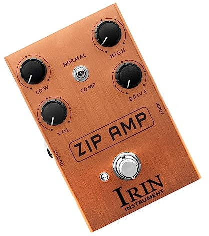 BESTonZON Guitar Effect Guitar Compressor Sound Pedal Brass Eq Folk Bass Aluminum Station Looper Pedal Multi Effects Switcher Electric Guitar Sound Effects Pedal Aluminum Alloy