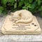 Katze Memorial Outdoor Stein Personalisierte Gedenkstein Grabstein Katze Garten Statue Haustier Memorial Geschenke Katze Grab Marker Statue Katze Sympathie Geschenke