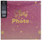 Exacompta - Rif. 62112E - Album fotografico con tasche MOON - 200 foto 10 x 15 cm - 100 pagine - formato 22,5 x 22 cm - copertina di colore rosa protetta da una custodia in plastica