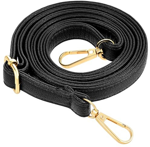 Verstellbarer Schultergurt Frauen 75–135 cm Ersatz Leder Taschengurt Schwarz Taschen Riemen Mit Schnalle Schultergurt Frauen Für Handtaschen Geldbörse Tragetasche Umhängetasche