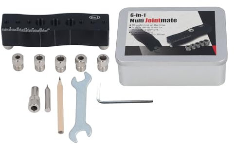 Localizador de plantilla de espiga para carpintería, pasador de madera multifuncional, guía de broca, perforador para taller de carpinteros