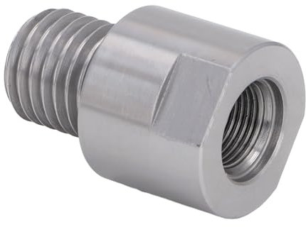 Alloy Steel Lathe Headstock Spindle Adapter, 1in X 8TPI Male Thread, 3/4in X 16TPI Female Thread, Small and Light, Wide Compatibility for Machine Tools