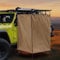 Inoamity Duschzelt Camping für Auto, Tragbare Duschkabine Wasserdicht Oxford Toilettenzelt, Outdoor Privatsphäre Schutzräume Montiert auf Dachträger, Aluminiumrahmen Reißfest WC-Zelt für Wohnmobile