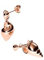 Purelei® Seafoam Ohrringe mit Muschel-Anhänger – Maritimer Ohrschmuck aus Edelstahl in Gold, Silber oder Roségold – Kombinierbar mit Seafoam oder Oceanside Kette – 23,5 mm Länge, 7,45 g (Rosegold)