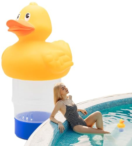 Pool Chlorine Floater, verstellbarer Floating Chlorin Dispenser zum Schwimmen, Hot Tub, SPA, Doser FR Poole Care, Dosing Float Far Cleaning und Wasser