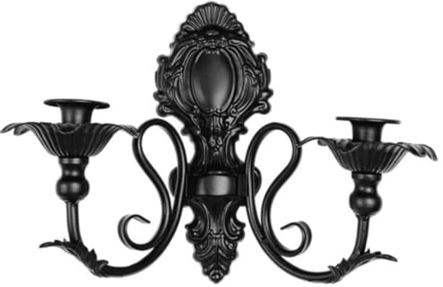 Harewtwy Metal for Stick Candles Wall Candle Sconces Candelabra Decorations Ideal for Bedroom Table Centerpieces Room Home