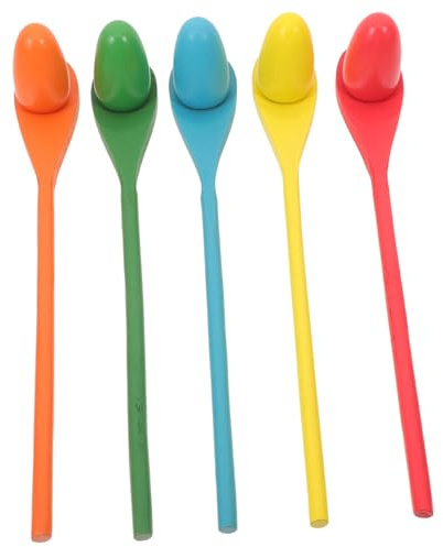 Didiseaon Jouets pour Garçon Fille Multicolores Cuillères à Œufs Jeu Entraînement Ludique Éducatif Garçon Fille Extérieur