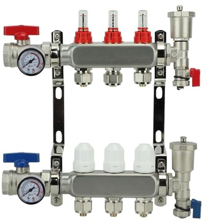 Valvola ECF80 Attuatore Elettrotermico per Collettore Riscaldamento 3 Loop 346210 - Controllo Preciso Temperatura, Materiali Resistenti, Installazione Facile per Impianti a
