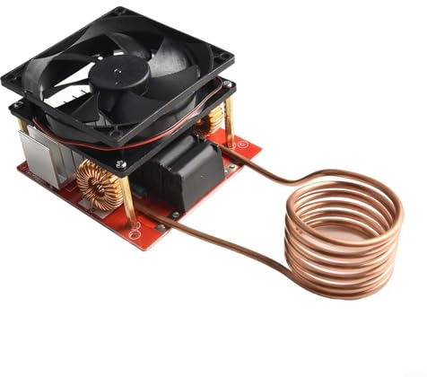 FACAIIO Kit de plaque chauffante à induction avec tube d'alimentation IRFP260N et bobine en spirale de cuivre pour la fusion et le recuit des métaux