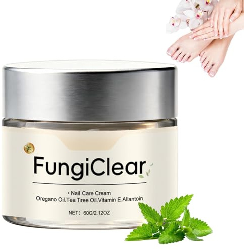 FungiClear Phrena Nail Care Cream, Phrena FungiClear Toenail Nail Repair for Damaged, Natural Nails Cream, with Tea Tree Oil, Support Strength Strong Nail Growth and Protective