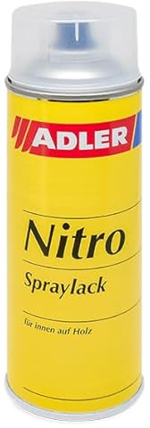 ADLER Nitro-Spraylack G30 Farblos Sprühlack für lackierte Möbeloberflächen seidenmatt 400 ml