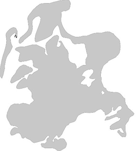 2x Auto Aufkleber Car Sticker RÜGEN Deutschland Insel (ca 11 x 10 cm) (Silber)
