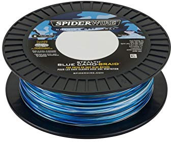 Spiderwire Uni – Erwachsene SS100BC-500 Stealth Blue Camo Braid, blau Camouflage, 500yd