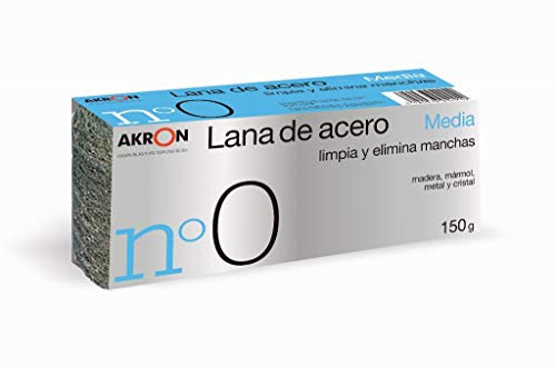LANA DE ACERO MEDIA NO. 0, BOBINA 150 GR.