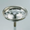 Cesta de colador de acero inoxidable (3,5 pulgadas) para fregaderos de cocina con accionamiento manual del tapón de desagüe/válvula – Diámetro de la cesta: 81 mm aprox. – Barra guía de 8 mm con bola.