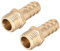sourcing map Verbindungsstück aus Messing metrischer Stecker mit Widerhaken Schlauchtülle 10 mm x M14 x 1,5 (2 Stück)
