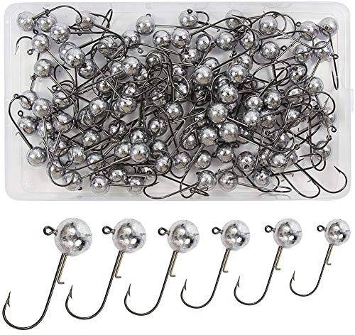 Jigköpfe für Gummifische Angeln Jighaken mit Round Kopf