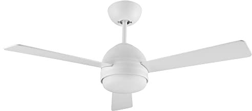 FORLIGHT Leds-C4 Ventilatore da soffitto Kai a risparmio energetico, 108 cm, con illuminazione