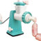 TAMUME Tritacarne Manuale in Acciaio Inox con Insaccatrice per Salsiccia, Robot da Cucina (Blu)