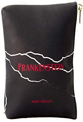 Well Read Frankenstein Tasche für Literarische Liebhaber – Kleine Geldbörsen für Frauen Buchleser Make-up-Tasche – Schreibwaren-Tasche
