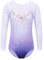ZNYUNE Kinder Gymnastik Trikot mit Pailletten Mädchen Gymnastikanzug Langarm in Tüll 268 Lightpurple 8A