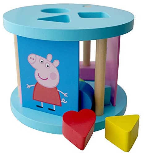 Barbo Toys - Peppa Wutz - Sortierspiel - Motorikspielzeug ab 1 Jahr für Hand-Auge-Koordination und Fähigkeiten zur Problemlösung - Offiziell Lizenziert von Peppa Pig