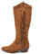 Texani Cowboy Western Scarpe da Donna Stivali Stivaletti Frange Camperos Etnici ML60 Camel N.41