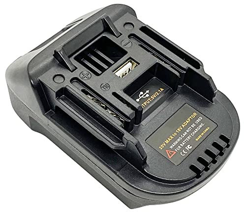 Ersatz für Makita 18V Lithium Akku Adapter für Makita 18V LXT schnurloses Werkzeug, konvertieren für Black+Decker/Stanley/Porter-Cable 20V Lithiumbatterie auf Makita 18V Lithium-Ionen-Akku-Konverter