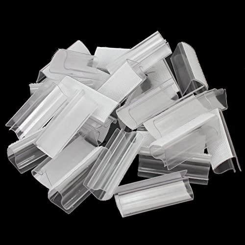 JIHUOO 12 Stück Klare Tischsockel Klammern Tischdecken Clips Tischdeckenklammer Tischtuchklammern Tischklammern Tischdeckenhalter für Hochzeiten