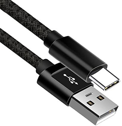 USB C Charger Cable Type C Charger Fast Charging 3A Lead Nylon Braided for Samsung Galaxy S21 S20 S10 S9 S8 A12 A20e A21s A40 A51 A70,Huawei P30 P20 P40,Google Pixel,Sony Xperia,Switch (1 Meter)